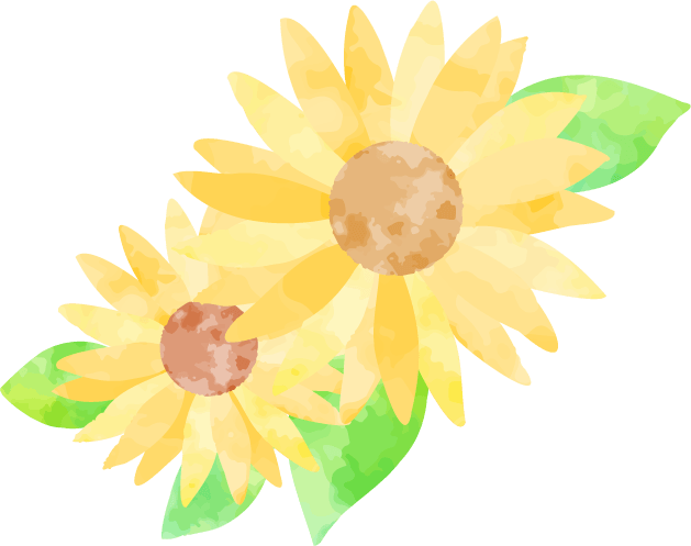 ひまわり飾り